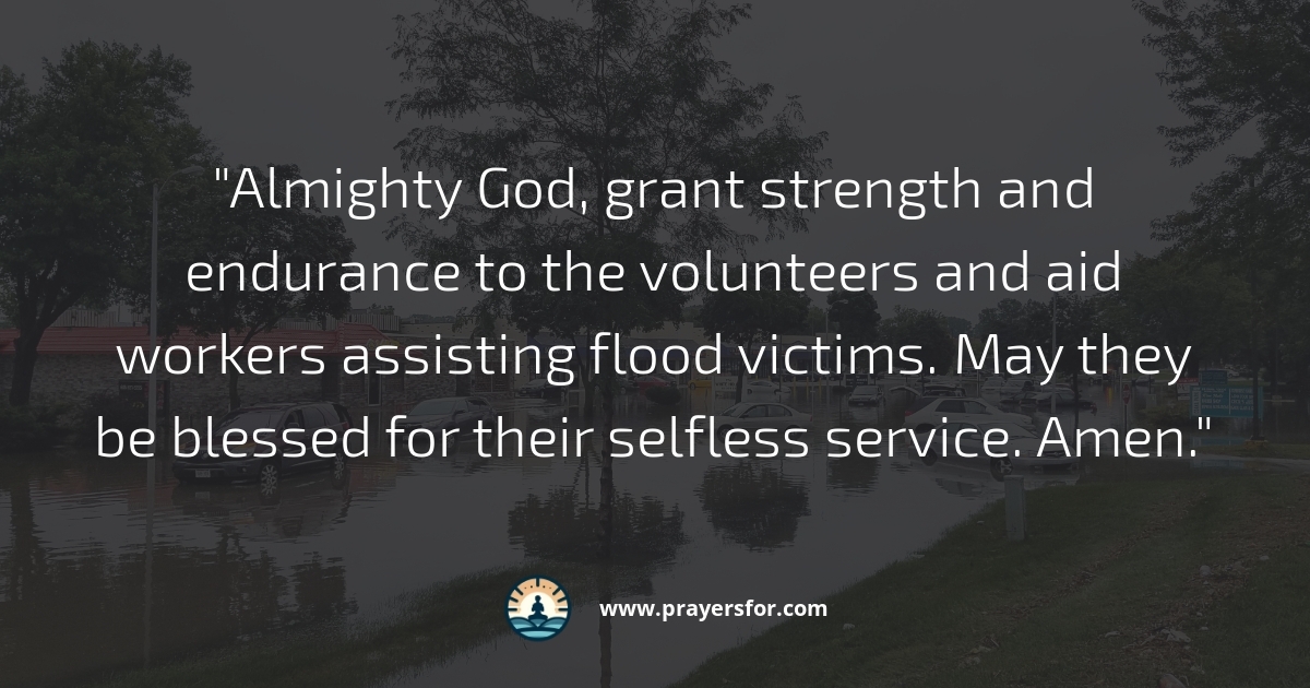 Strength for Helpers Prayer