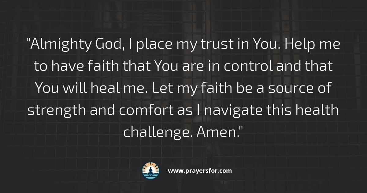 Faith and Trust Prayer