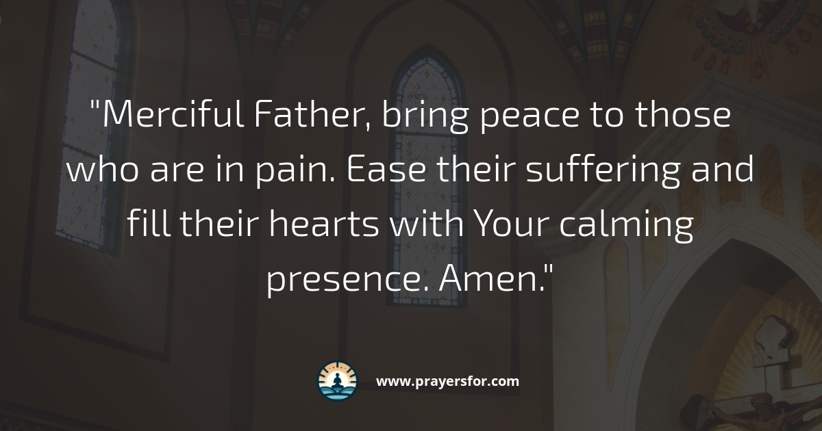 Peace in Pain Prayer