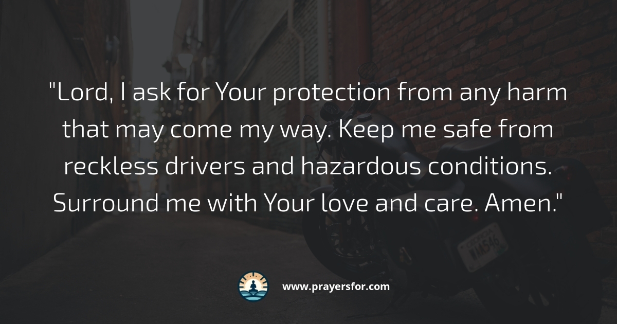 Protection from Harm Prayer