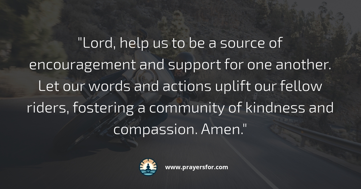 Encouragement and Support Prayer