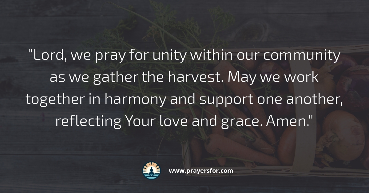 Unity in Community Prayer