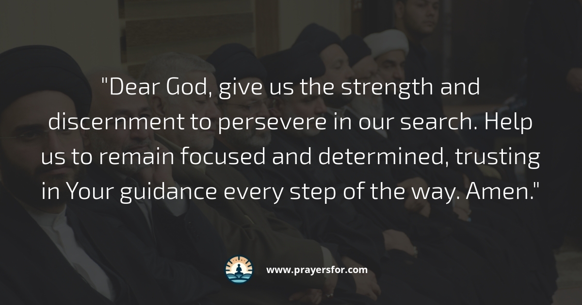 Strength and Discernment Prayer