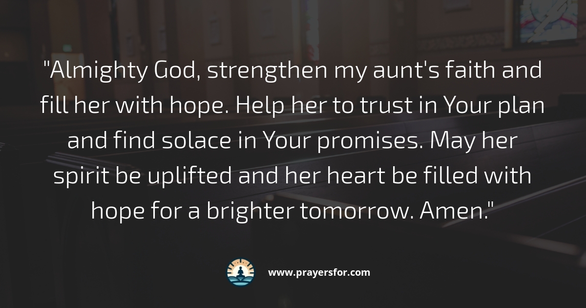 Faith and Hope Prayer
