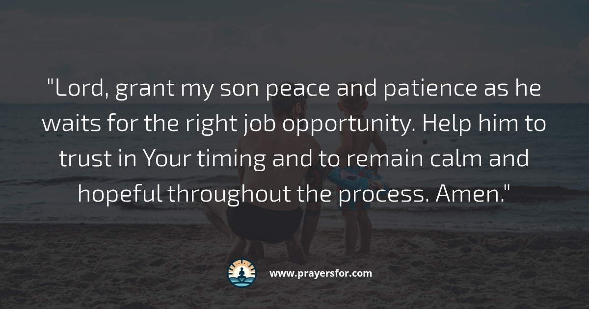 Peace and Patience Prayer