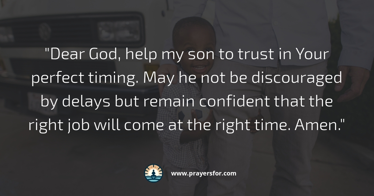 Right Timing Prayer