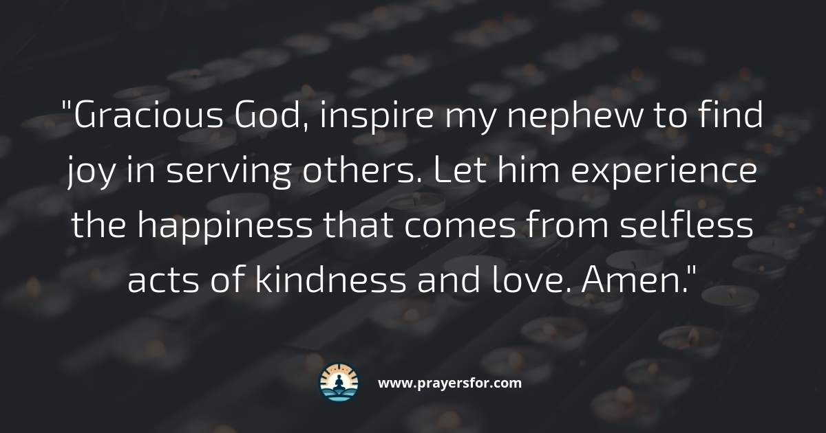 Joy in Service Prayer