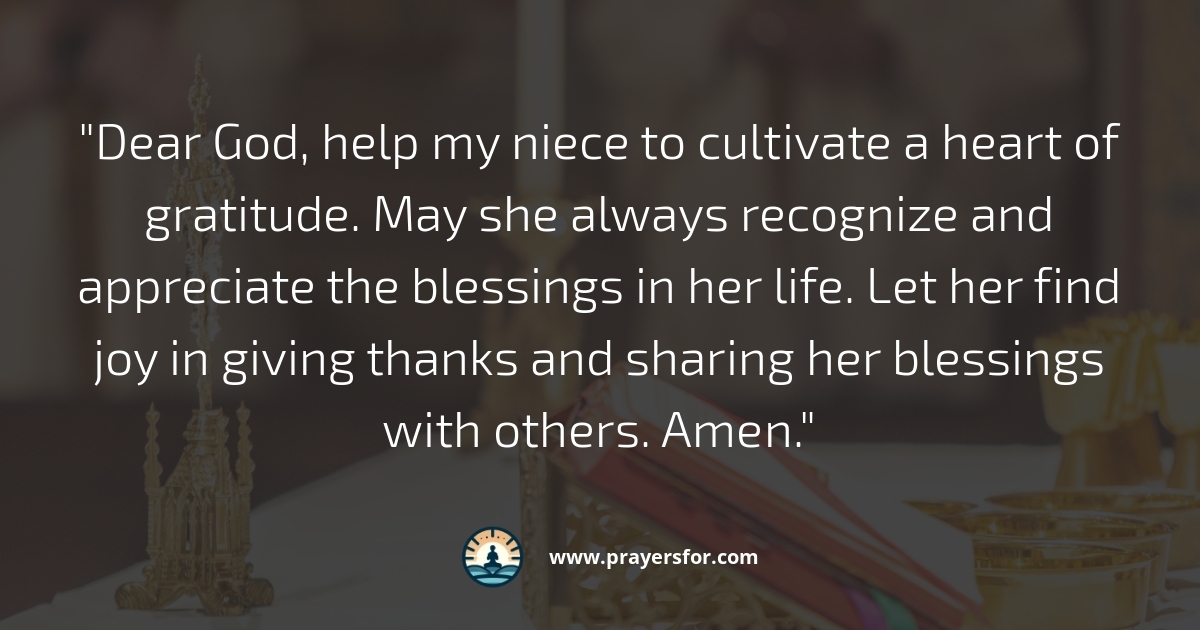 Gratitude Prayer