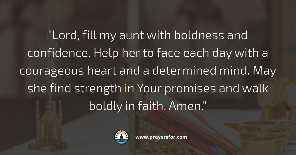 Boldness and Confidence Prayer