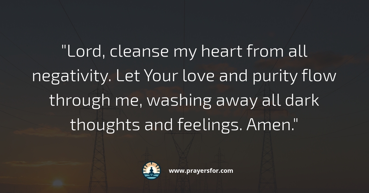 Purity of Heart Prayer