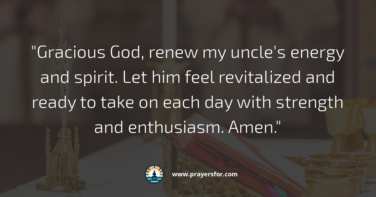 Renewed Energy Prayer