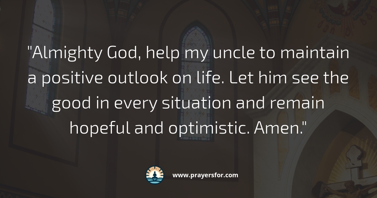 Positive Outlook Prayer