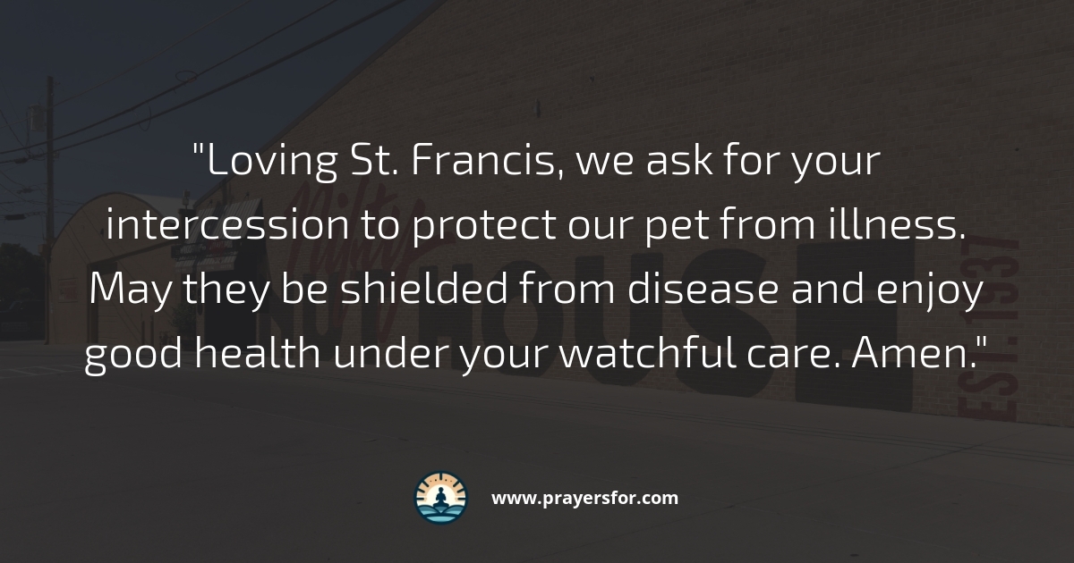 Protection from Illness Prayer