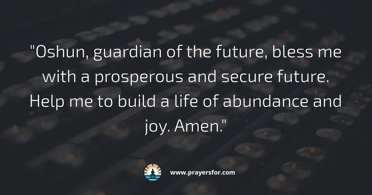 Prosperous Future Prayer