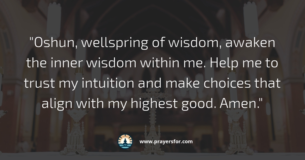 Inner Wisdom Prayer