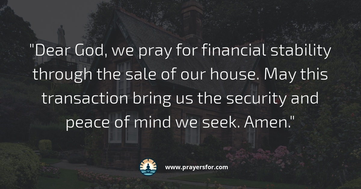 Financial Stability Prayer