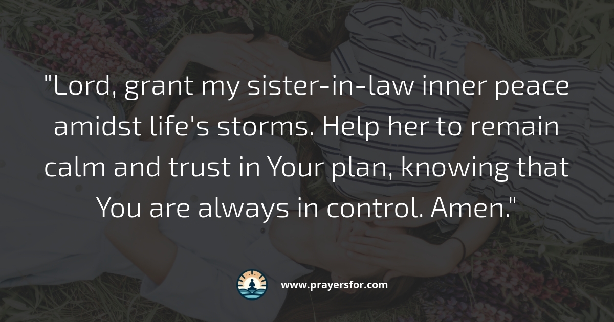 Inner Peace Prayer