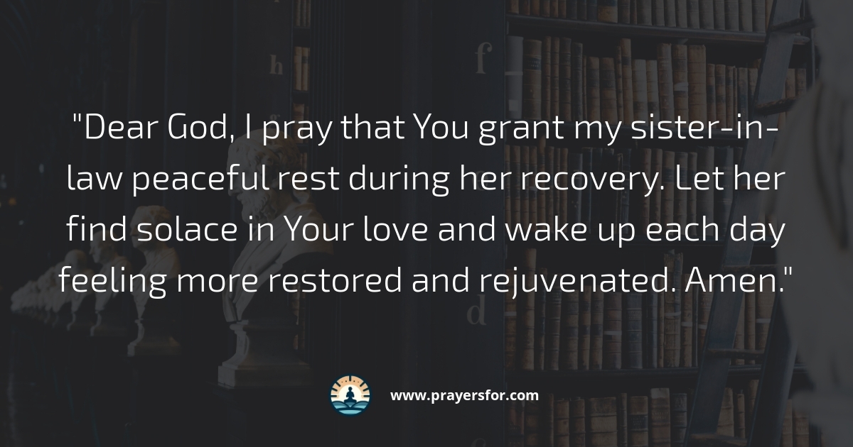 Peaceful Rest Prayer