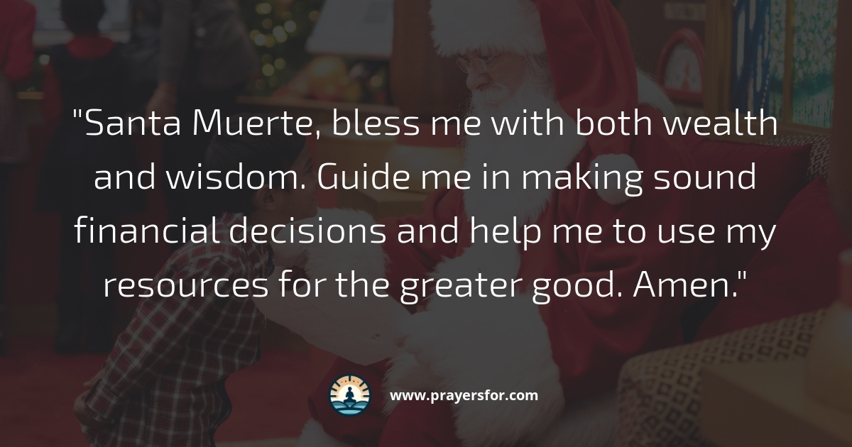 Wealth and Wisdom Prayer