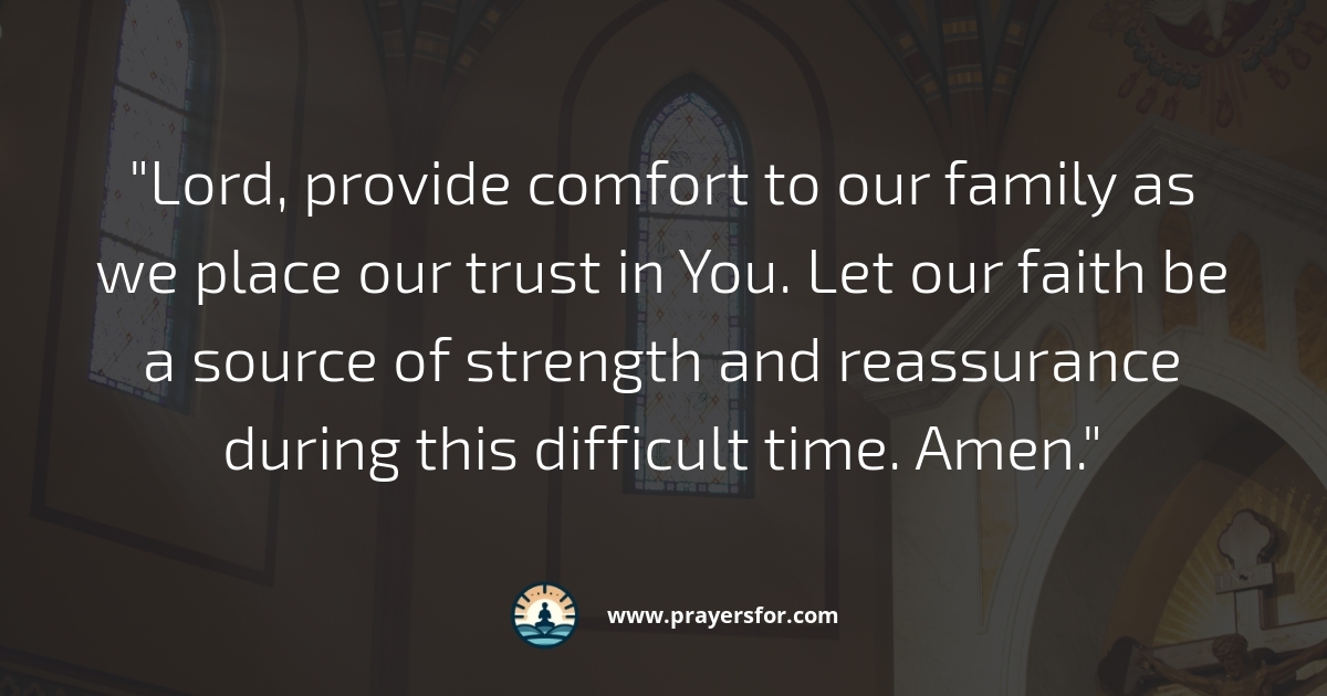 Comfort in Faith Prayer