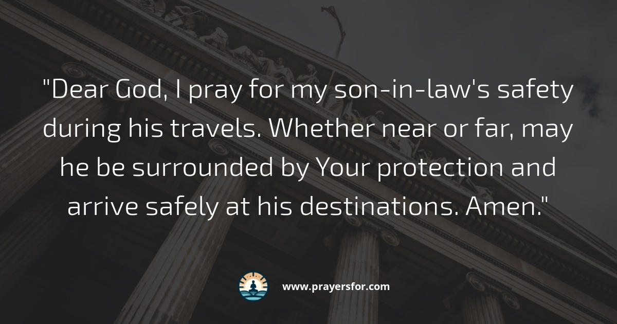 Safe Travels Prayer