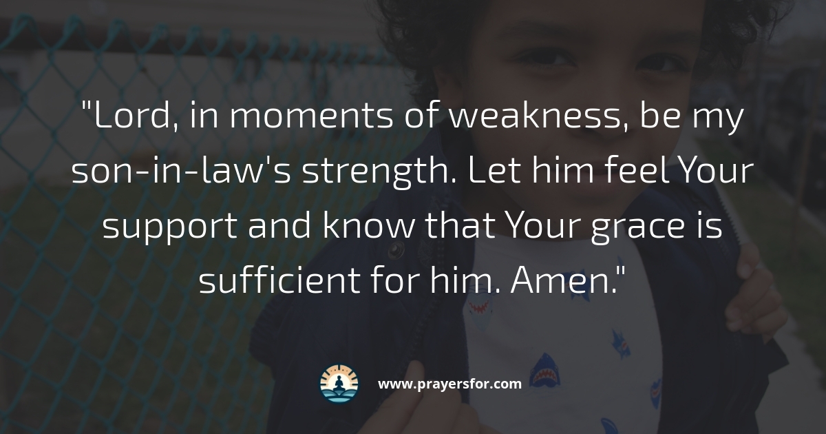 Strength in Weakness Prayer