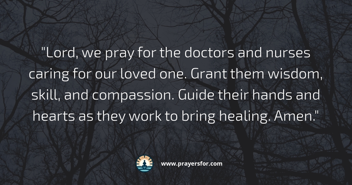 Guidance for Medical Staff Prayer