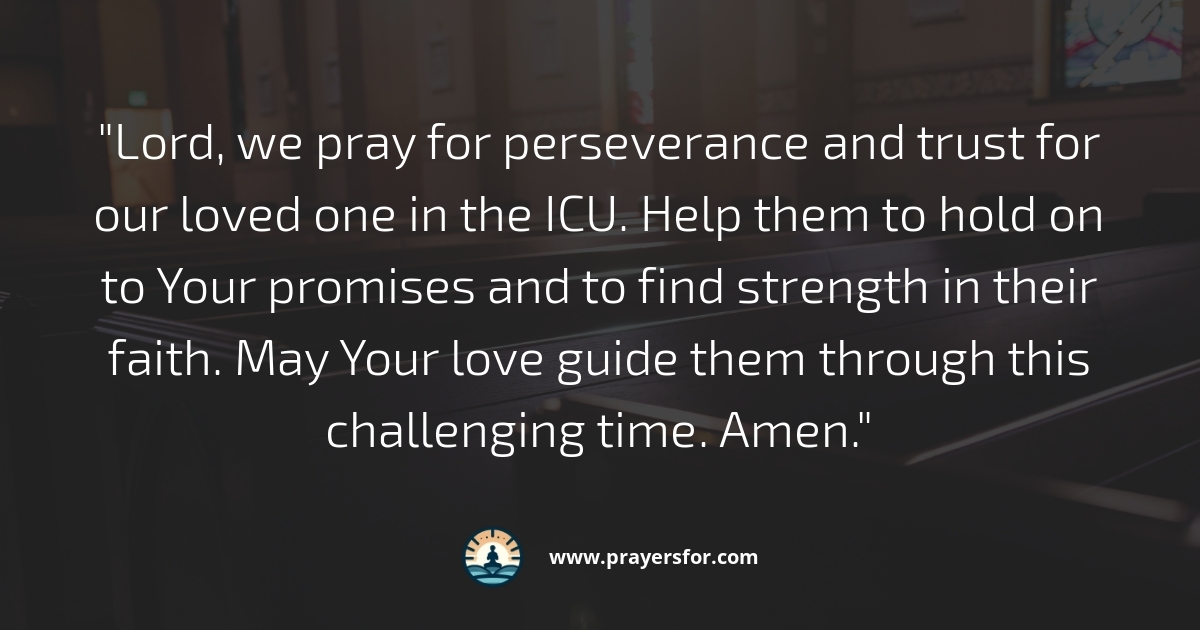Perseverance and Trust Prayer