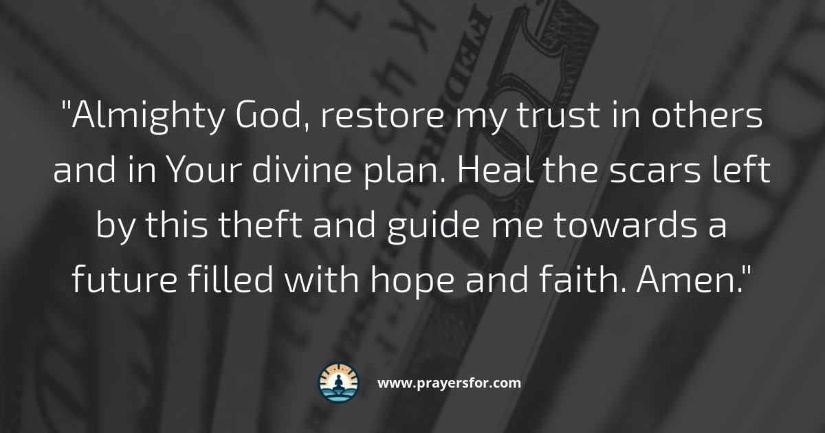 Restoration of Trust Prayer