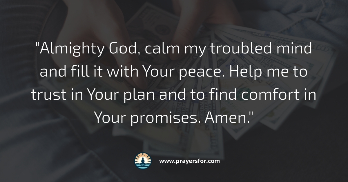 Peaceful Mind Prayer