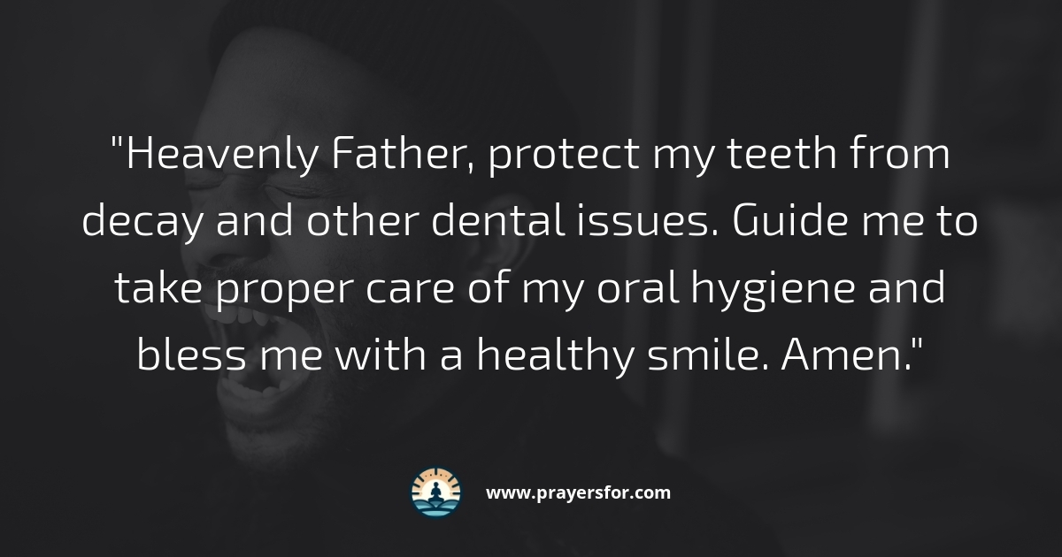 Protection from Decay Prayer