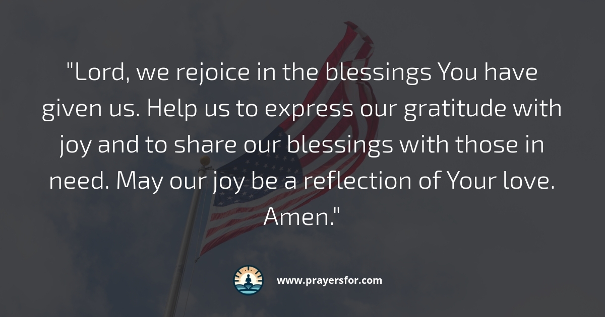 Joyful Gratitude Prayer