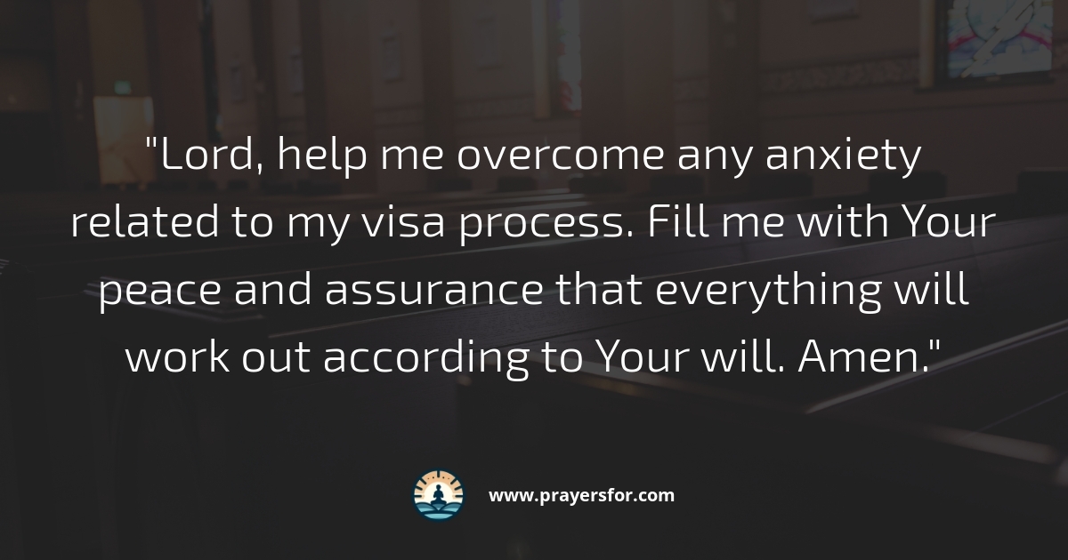Overcoming Anxiety Prayer