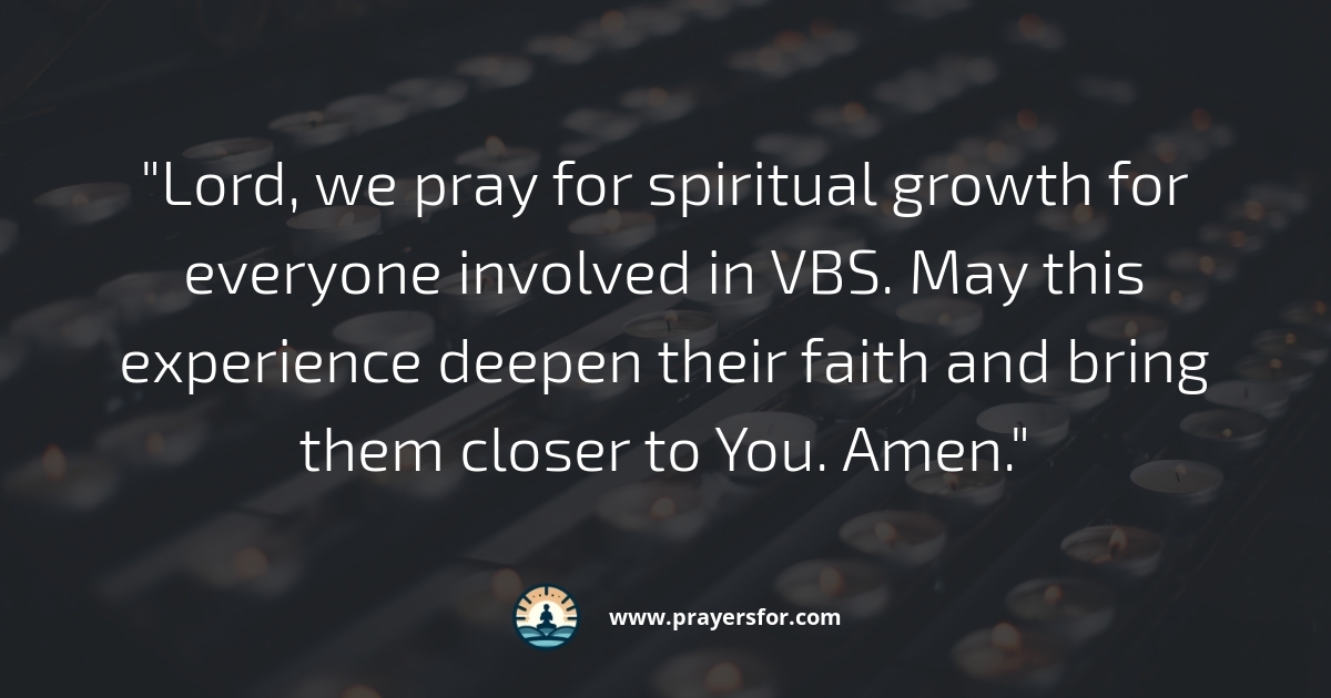 Spiritual Growth Prayer