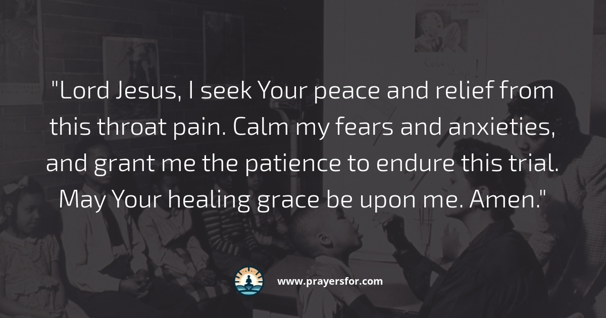 Peace and Relief Prayer