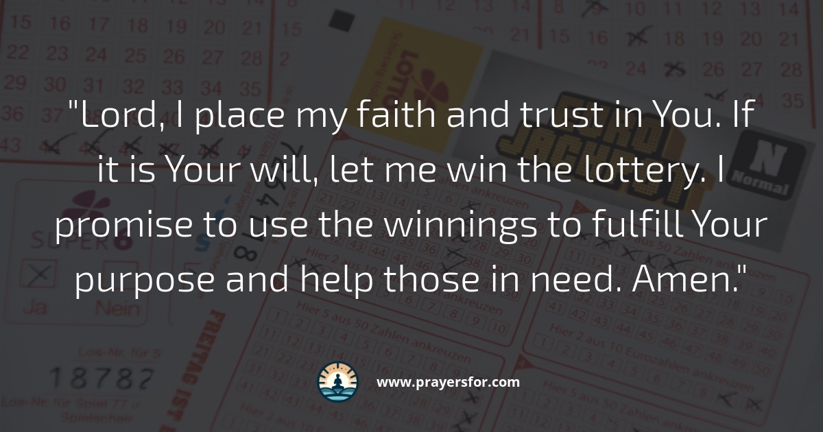 Faith and Trust Prayer