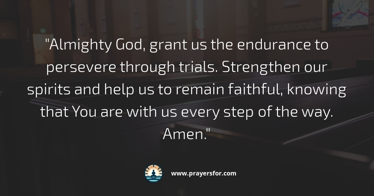 Prayer for strength and spiritual growth in May
