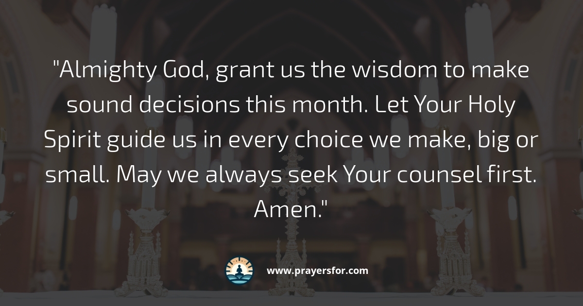 Prayer for peace and healing in May