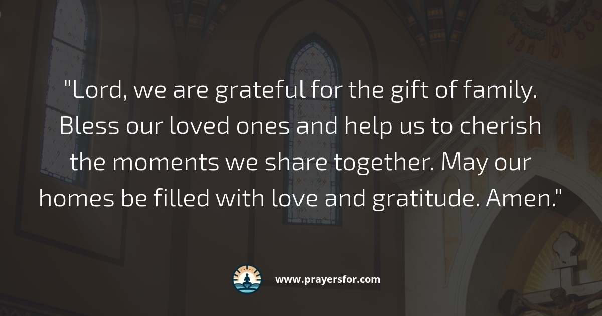 Prayer for fathers and family in June