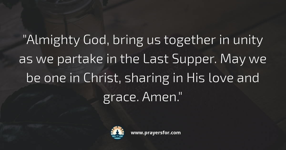 Maundy Thursday and Good Friday prayers for Holy Week