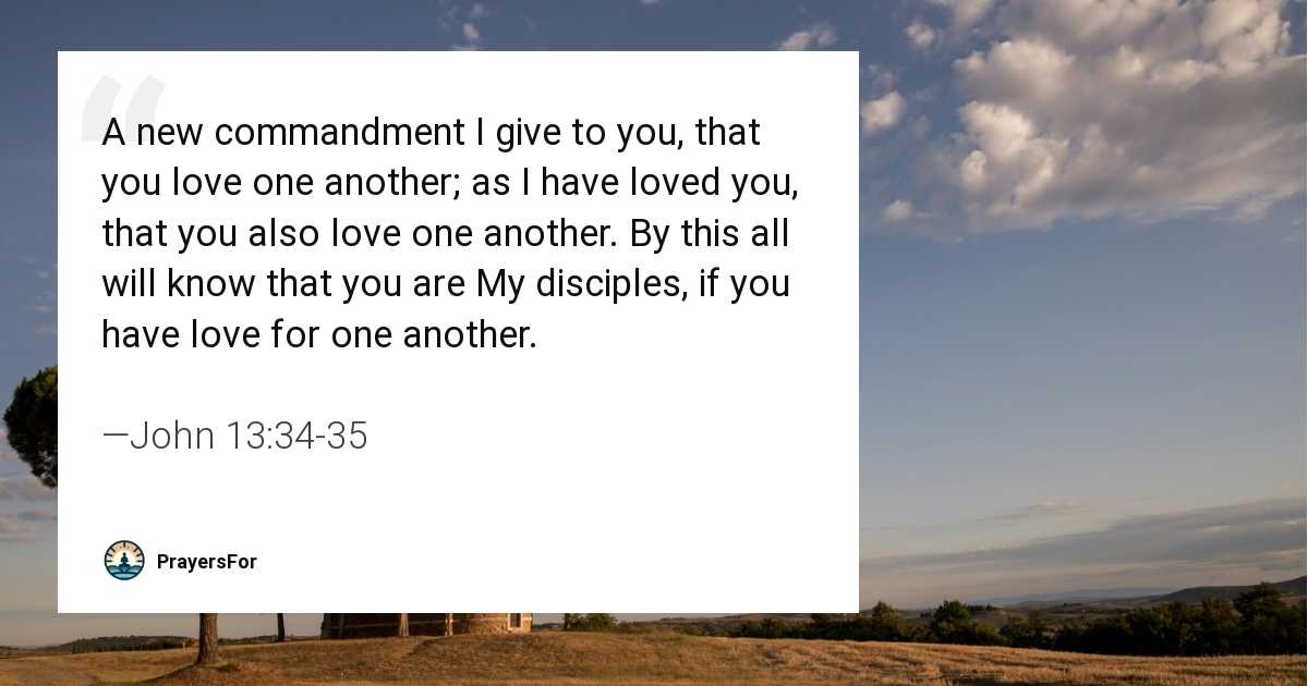 John 13:34-35