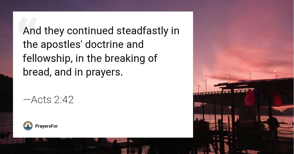 Acts 2:42