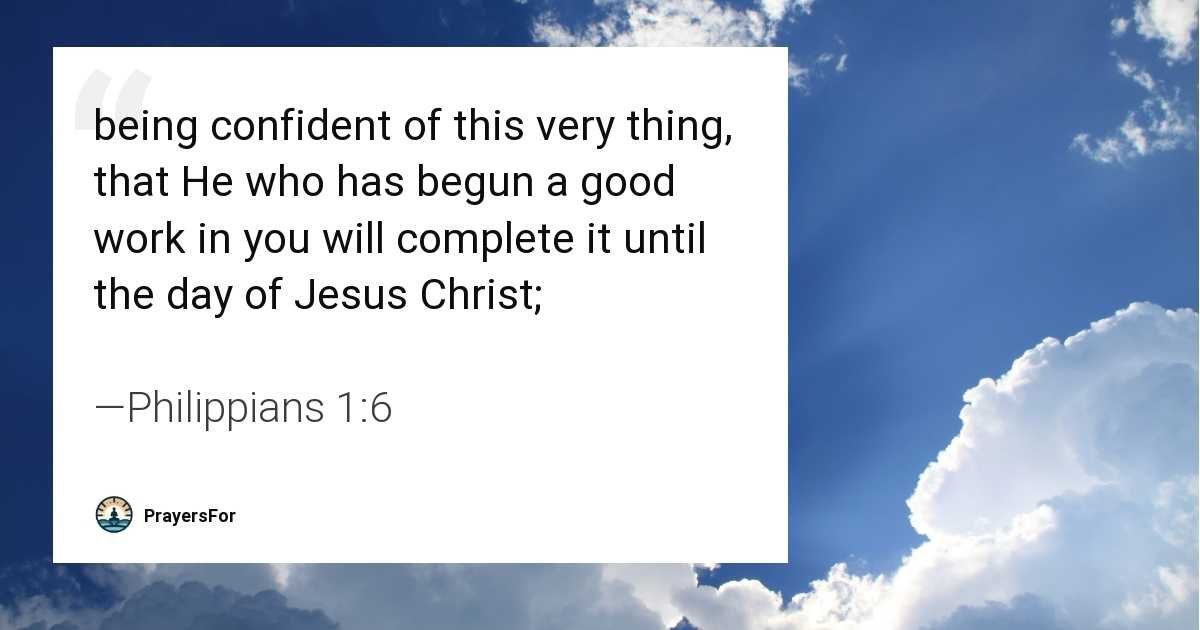 Philippians 1:6