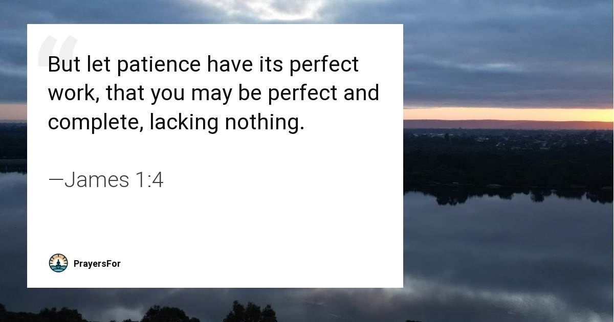 James 1:4