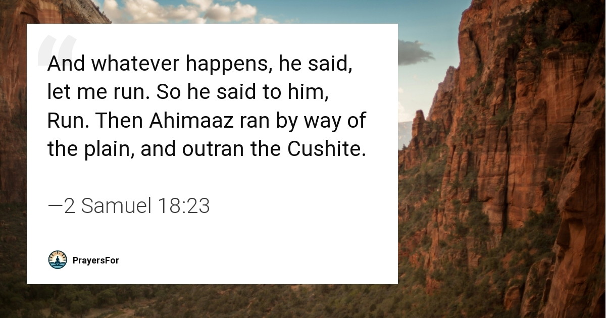 2 Samuel 18:23