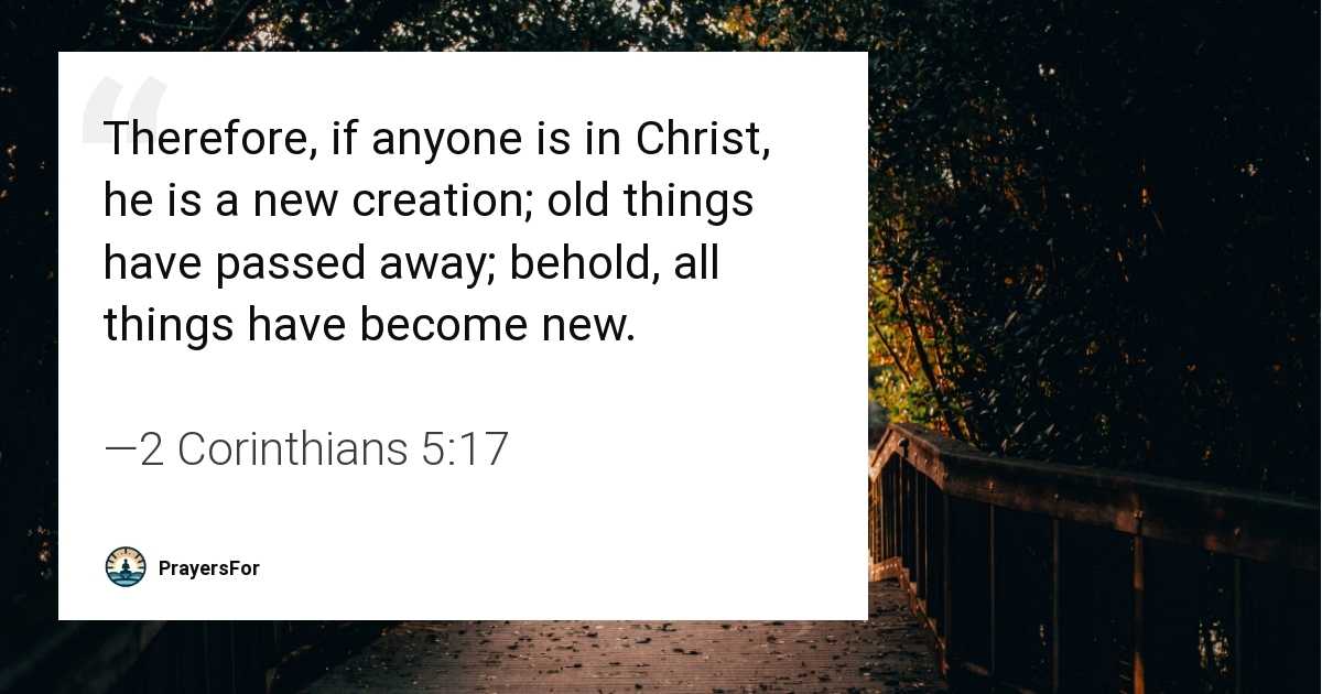 2 Corinthians 5:17