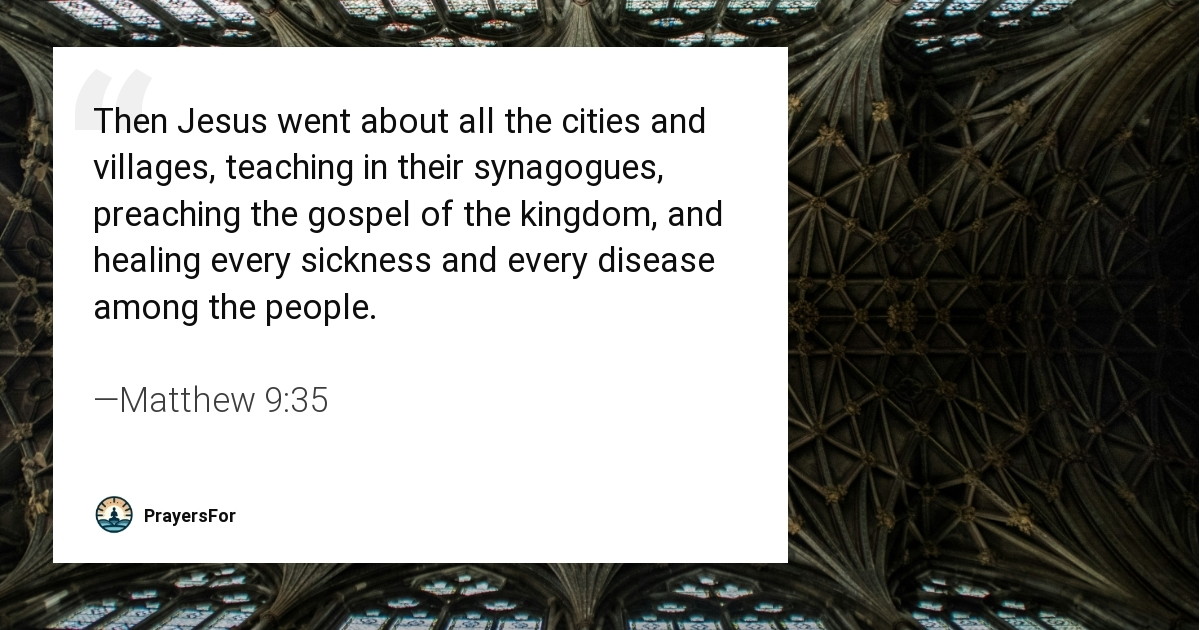 Matthew 9:35