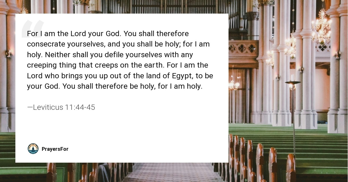 Leviticus 11:44-45