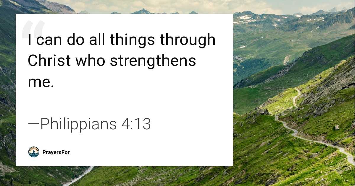 Philippians 4:13