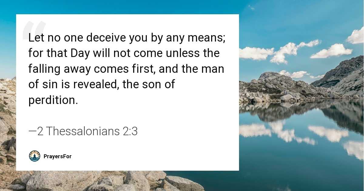 2 Thessalonians 2:3